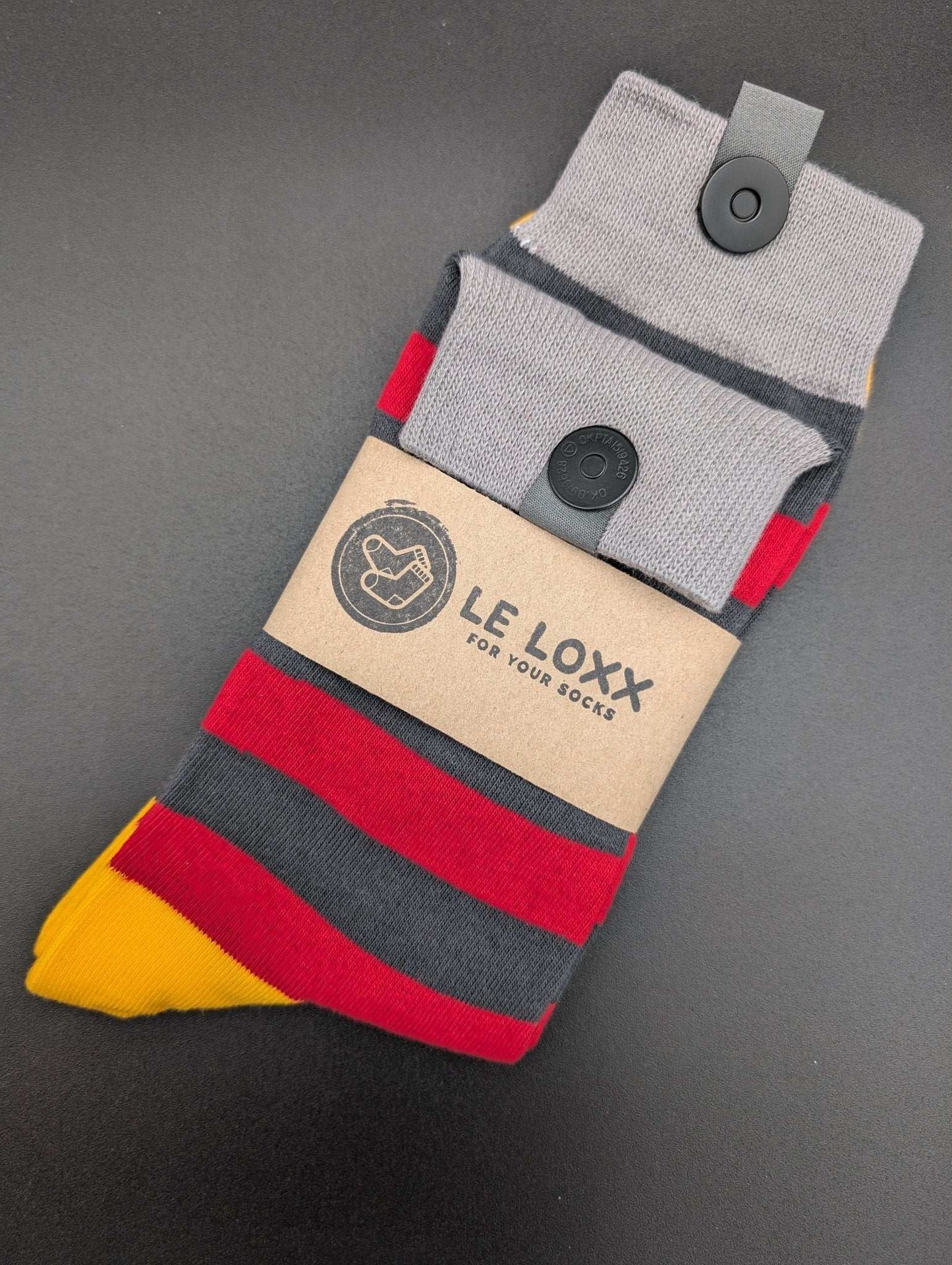Lisbon Lucky Loxx Executive Socks – Magnetic Lock and Loop Design - Le Loxx