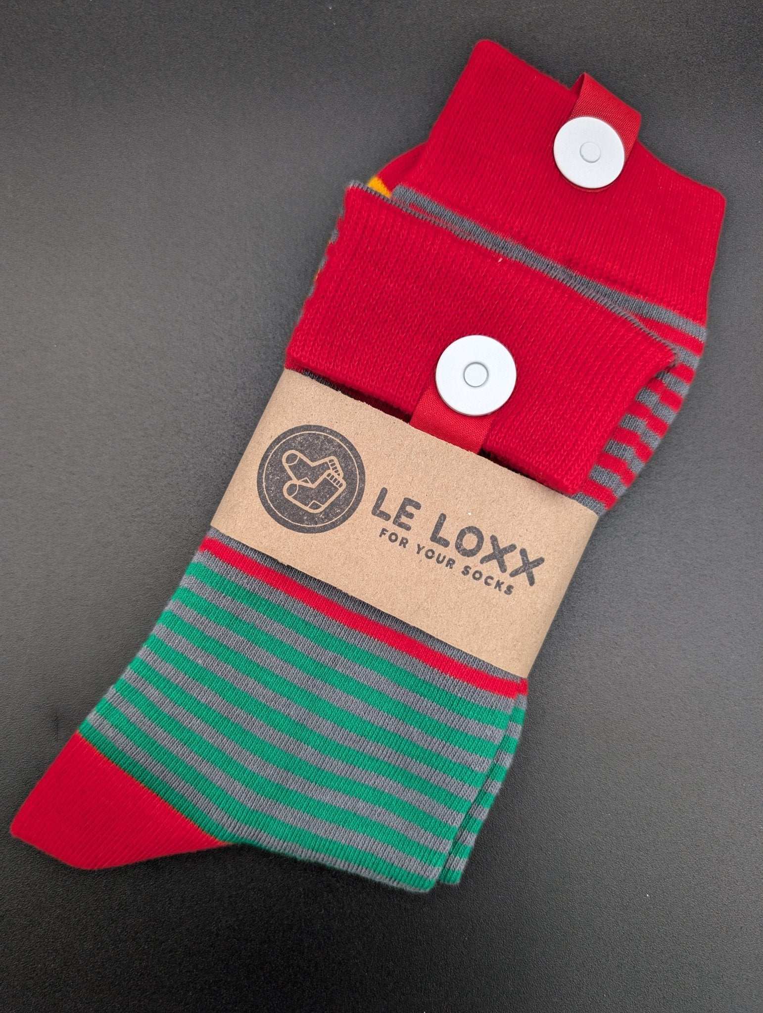Lisbon Loving Life Executive Socks – Magnetic Lock and Loop Design - Le Loxx