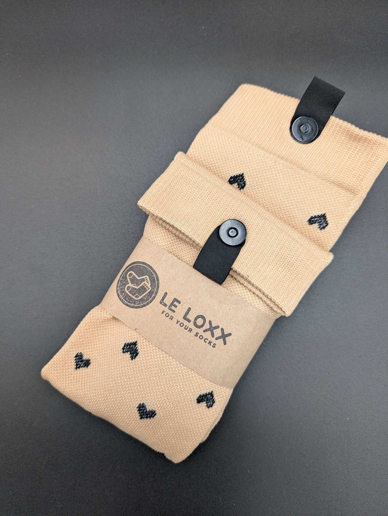 Montreal Golden Hearts Compression Socks – Magnetic Lock and Loop Design - Le Loxx