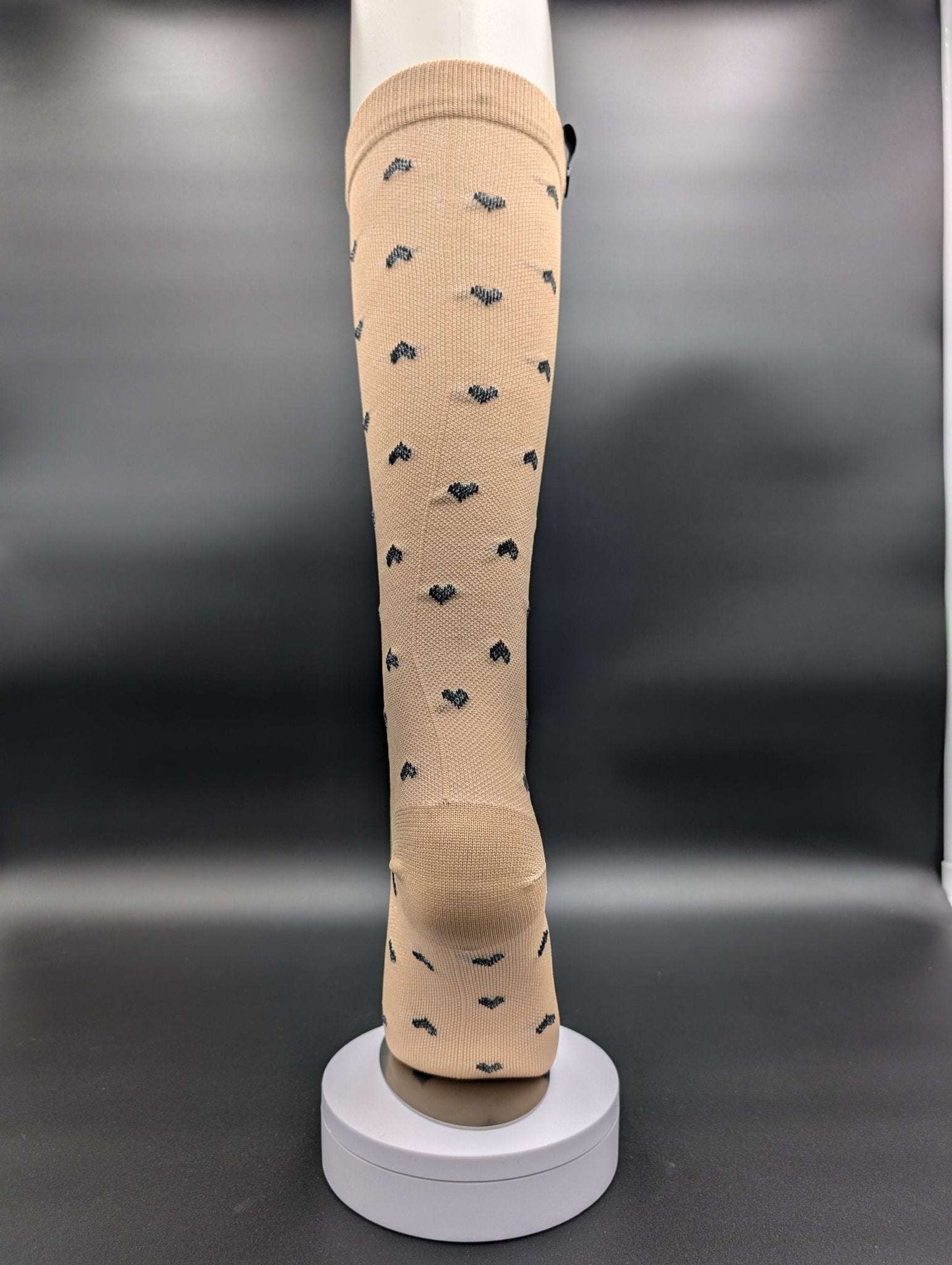 Montreal Golden Hearts Compression Socks – Magnetic Lock and Loop Design - Le Loxx