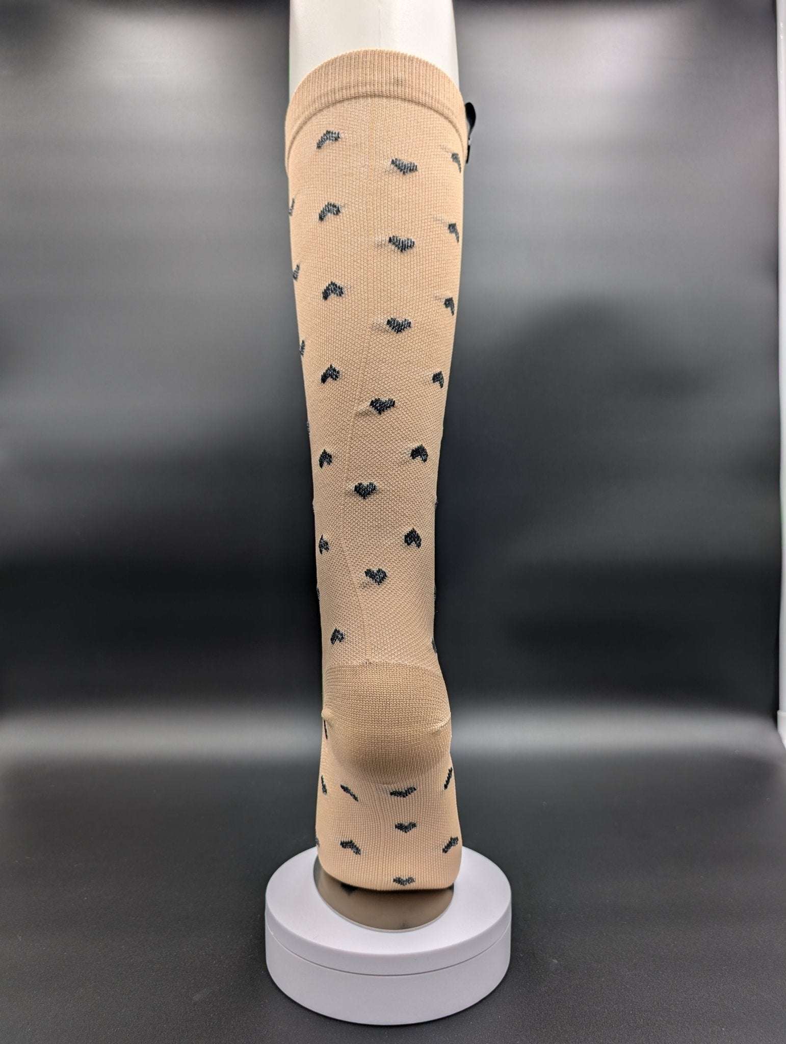 Montreal Golden Hearts Compression Socks – Magnetic Lock and Loop Design - Le Loxx