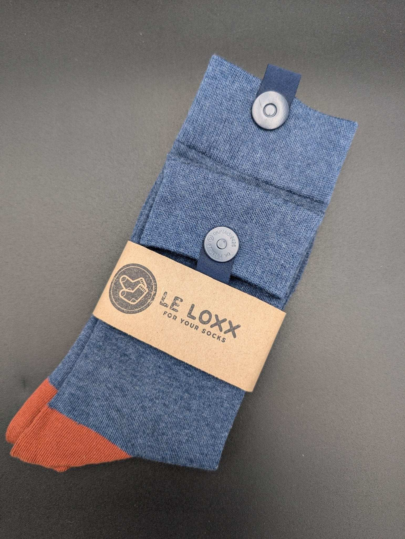 Monaco Gratitude Boardroom Socks – Magnetic Lock and Loop Design - Le Loxx