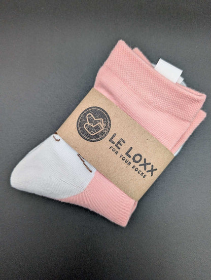 Osaka Pink Ankle Socks – Magnetic Lock and Loop Design - Le Loxx