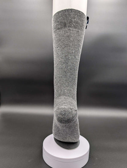 South of France Grey Executive Socks – Magnetic Lock and Loop Design - Le Loxx