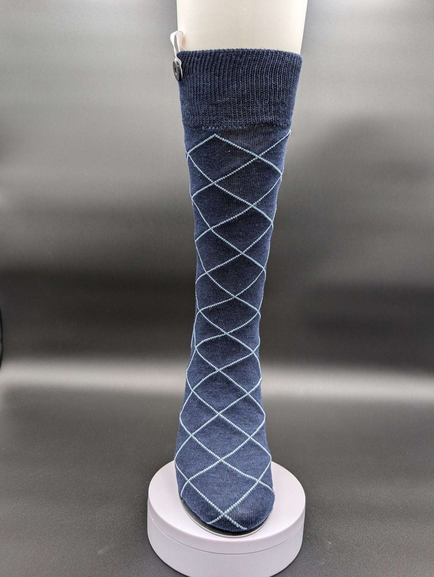 South of France Blue Executive Socks – Magnetic Lock and Loop Design - Le Loxx