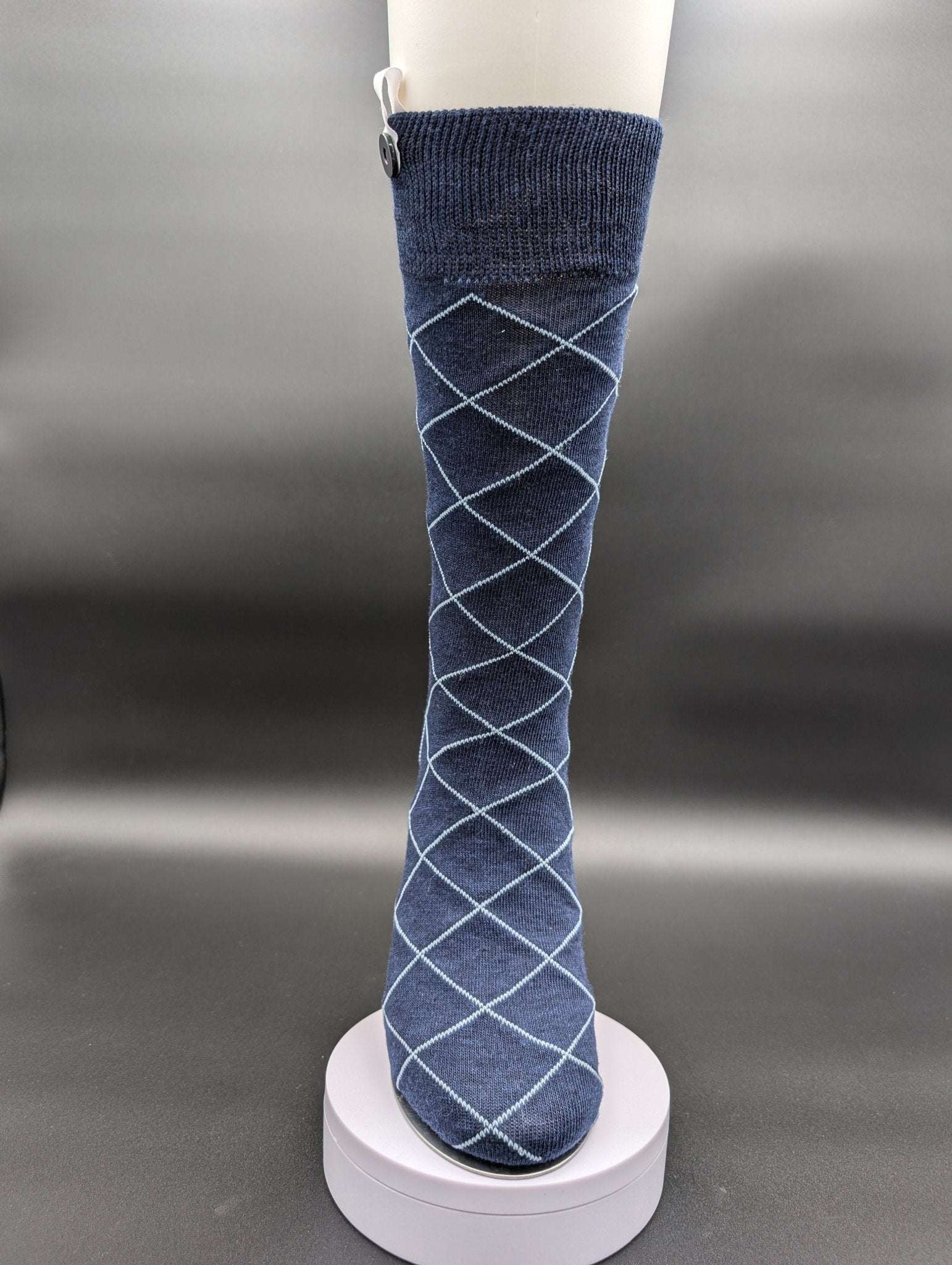South of France Blue Executive Socks – Magnetic Lock and Loop Design - Le Loxx