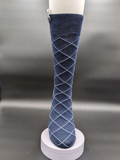 South of France Blue Executive Socks – Magnetic Lock and Loop Design - Le Loxx