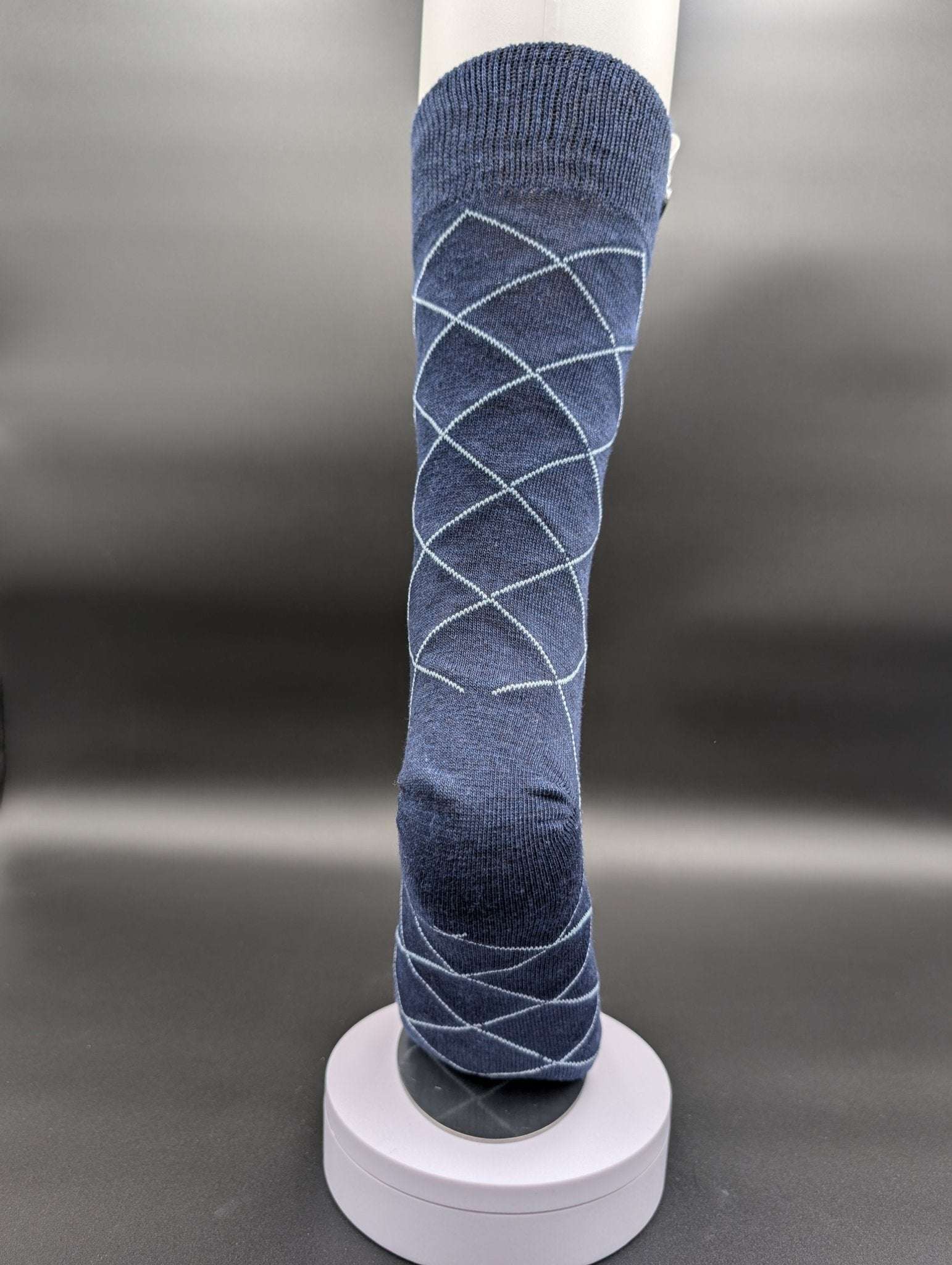 South of France Blue Executive Socks – Magnetic Lock and Loop Design - Le Loxx