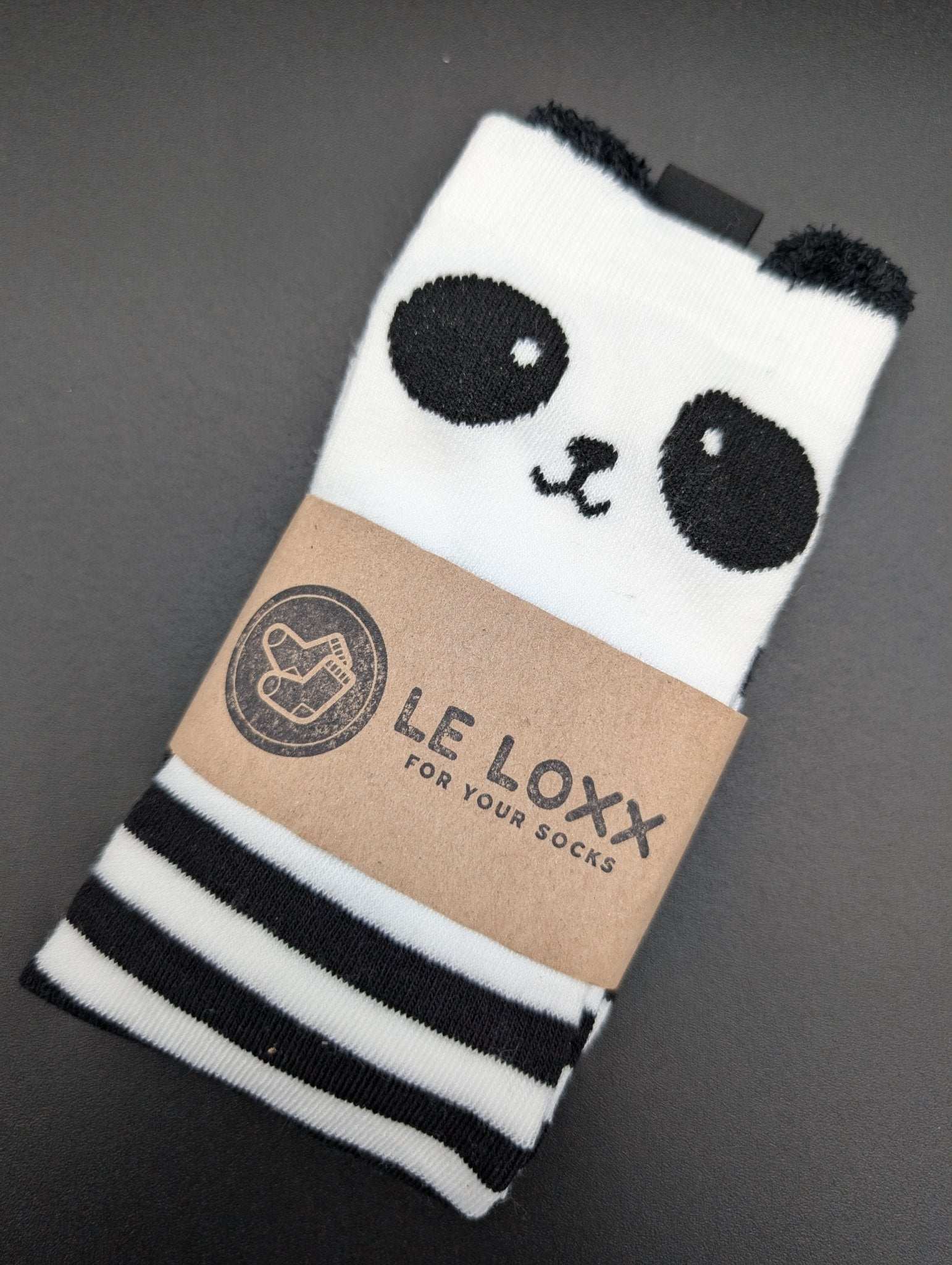 Sichuan Panda Knee High Kids Socks – Magnetic Lock and Loop Design - Le Loxx