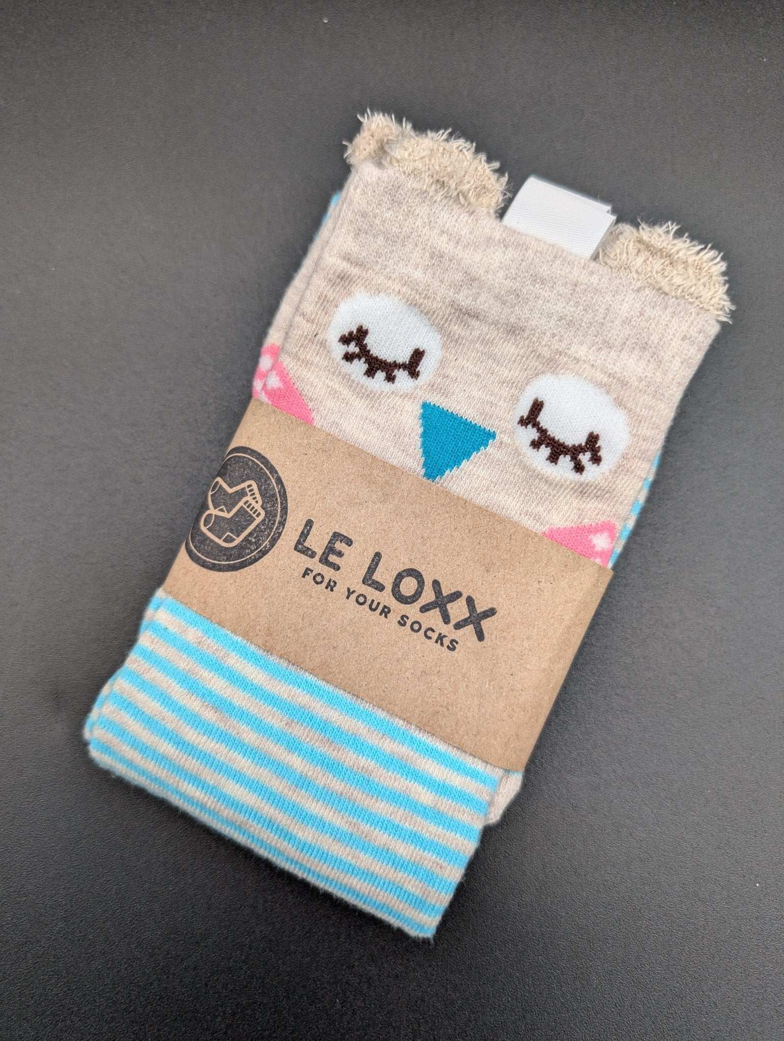 Sichuan Blue Knee High Kids Socks – Magnetic Lock and Loop Design - Le Loxx