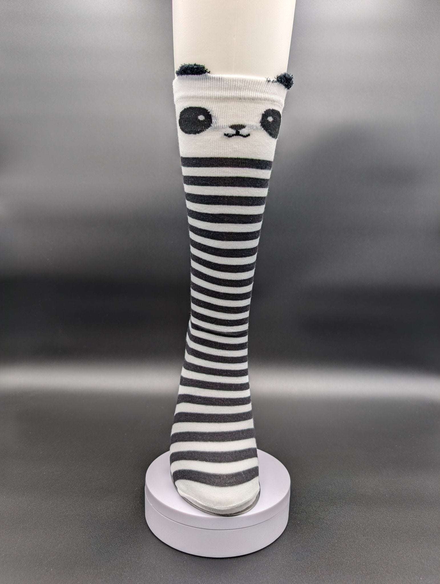 Sichuan Panda Knee High Kids Socks – Magnetic Lock and Loop Design - Le Loxx