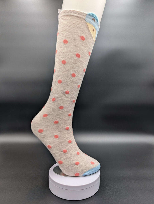 Sichuan Fox Knee High Kids Socks – Magnetic Lock and Loop Design - Le Loxx