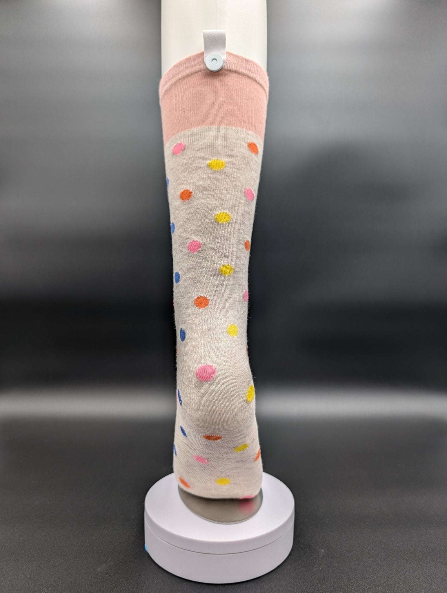 Sichuan Polka Dot Knee High Kids Socks – Magnetic Lock and Loop Design - Le Loxx