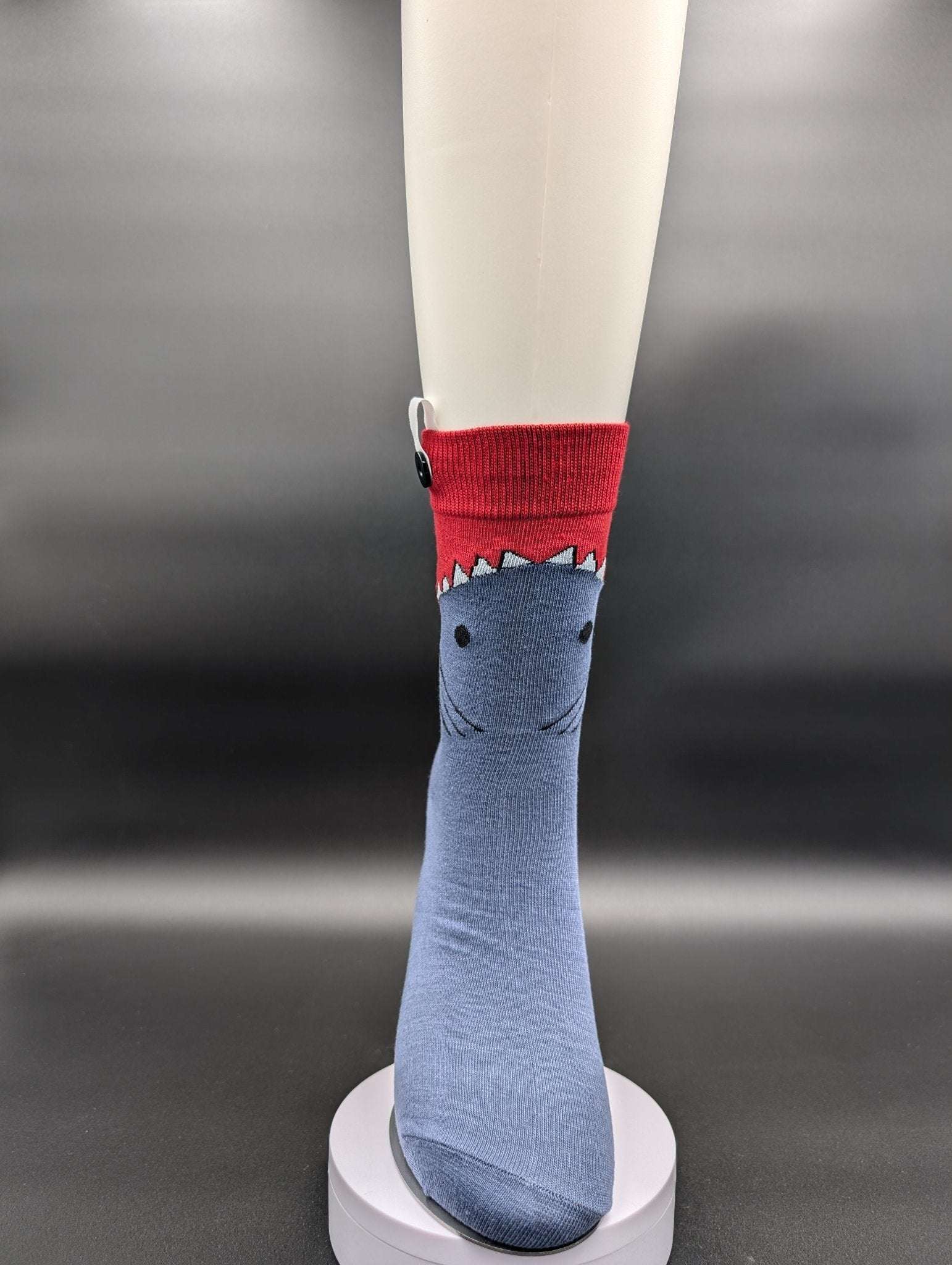San Francisco Sharky Novelty Crew Socks – Magnetic Lock and Loop Design - Le Loxx