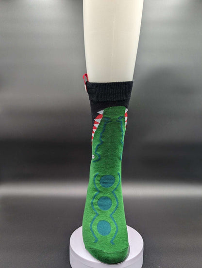 San Francisco Snappy Novelty Crew Socks – Magnetic Lock and Loop Design - Le Loxx