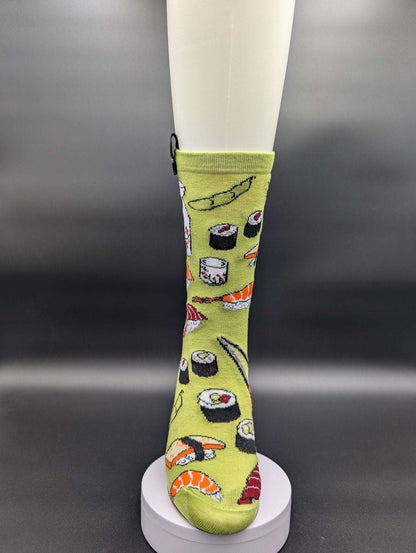 San Francisco Sushi novelty Crew socks - Le Loxx