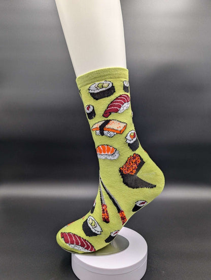 San Francisco Sushi novelty Crew socks - Le Loxx