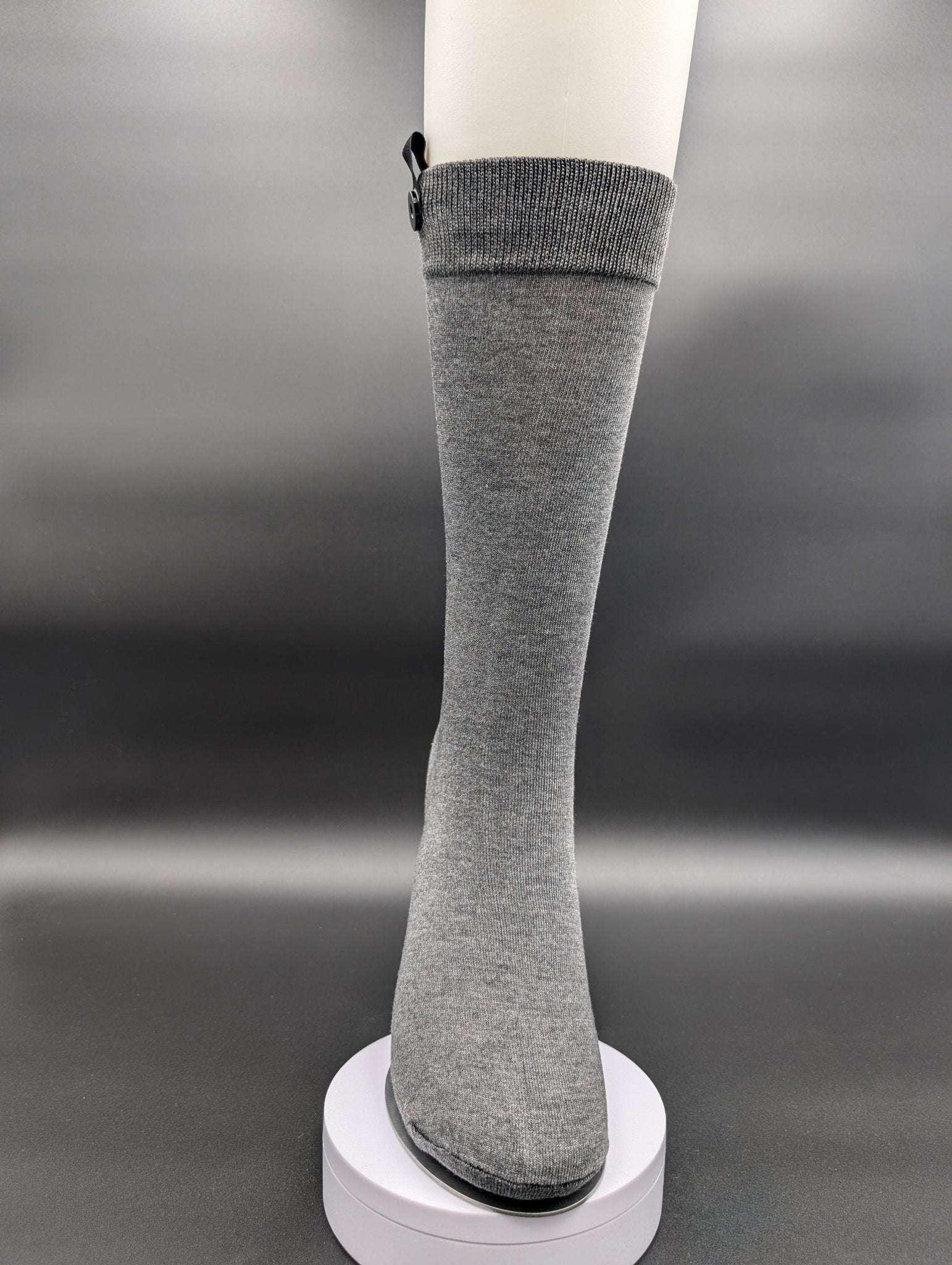 Greenland Grey Boardroom Socks – Magnetic Lock and Loop Design - Le Loxx