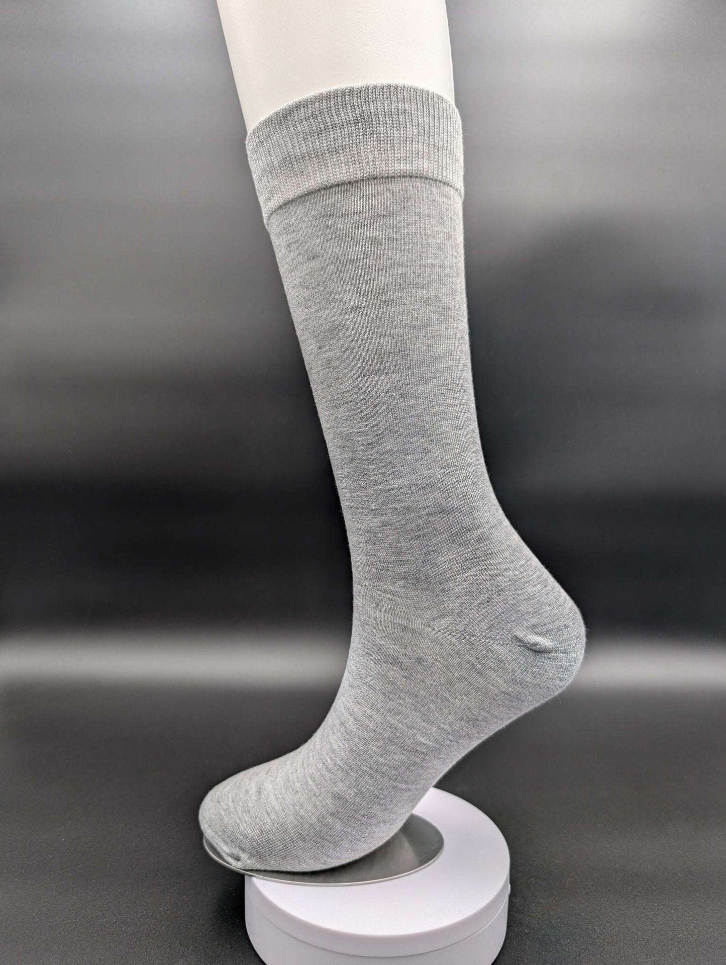 Greenland Light Grey Boardroom Socks – Magnetic Lock and Loop Design - Le Loxx