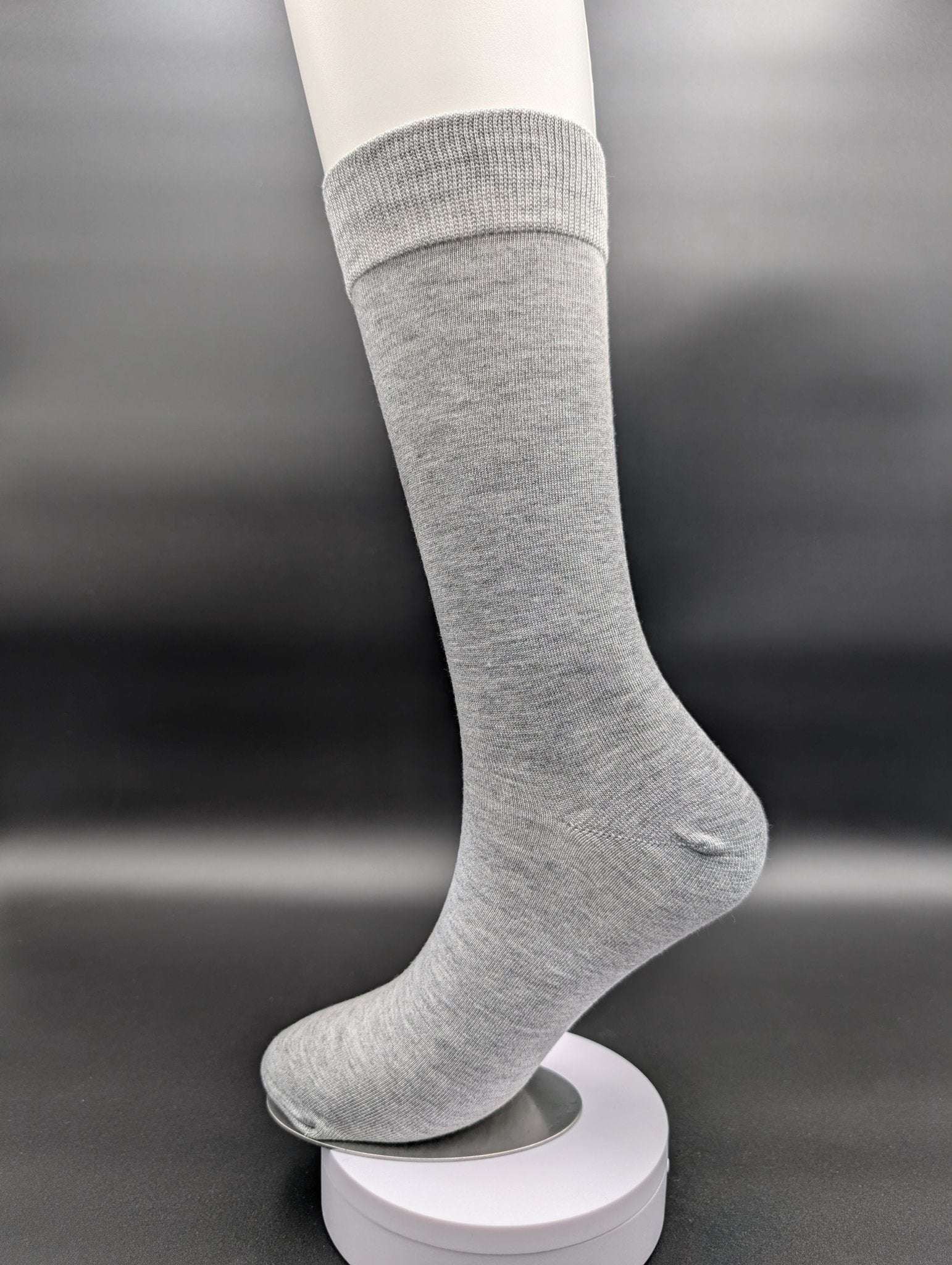 Greenland Light Grey Boardroom Socks – Magnetic Lock and Loop Design - Le Loxx