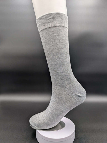 Greenland Light Grey Boardroom Socks – Magnetic Lock and Loop Design - Le Loxx