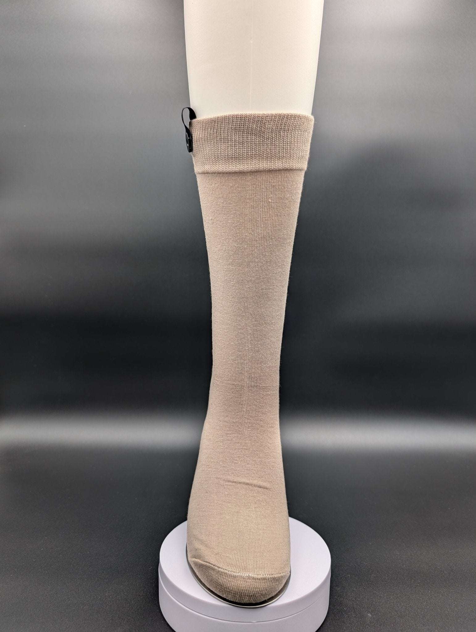 Greenland Light Truffle Boardroom Socks – Magnetic Lock and Loop Design - Le Loxx