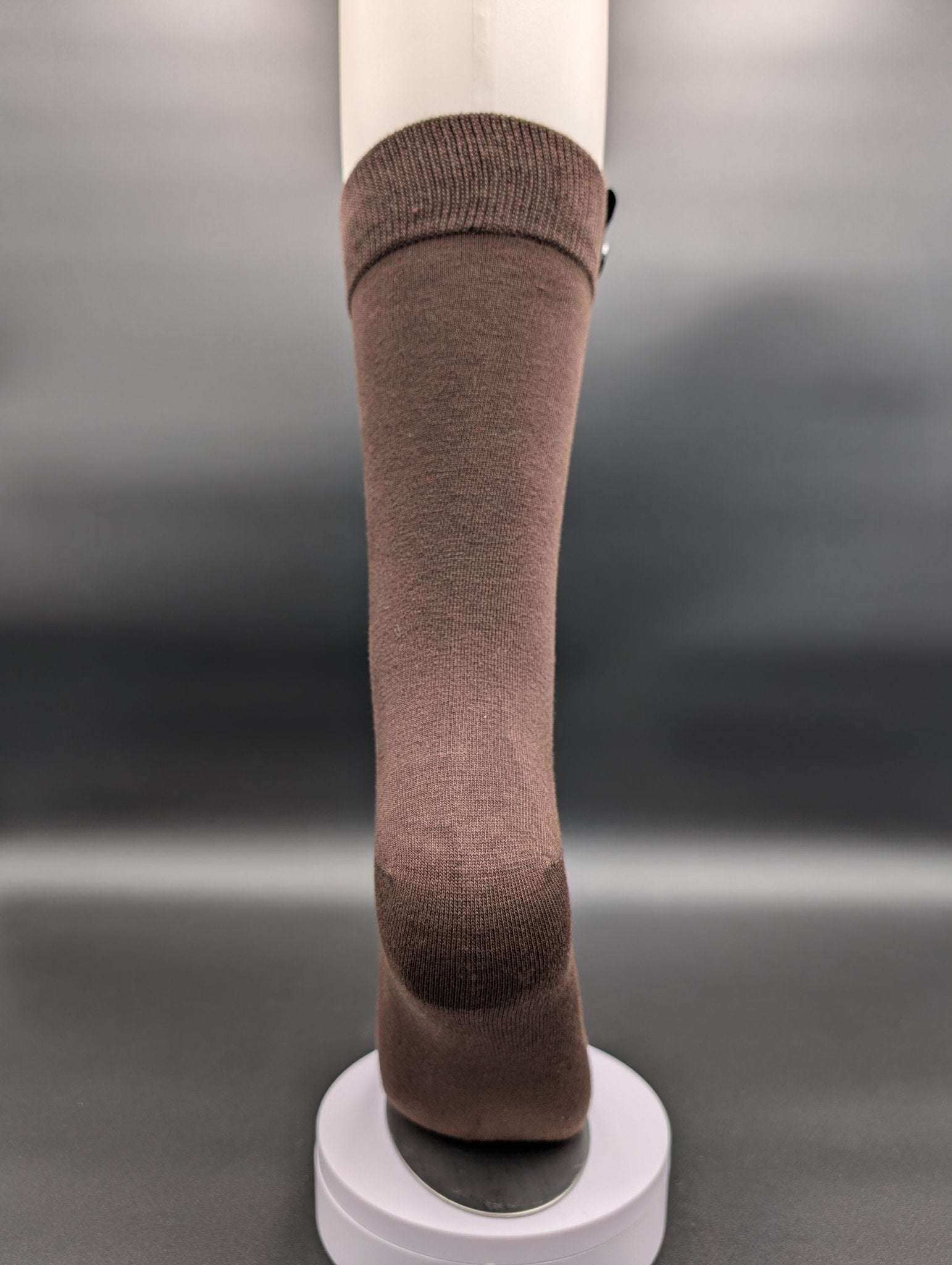 Greenland Dark Brown Boardroom Socks – Magnetic Lock and Loop Design - Le Loxx
