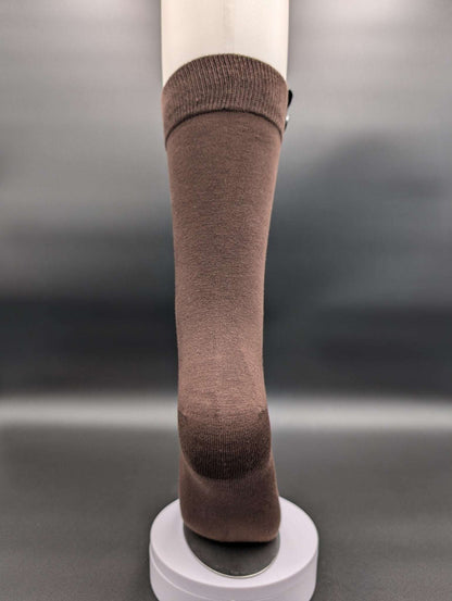 Greenland Dark Brown Boardroom Socks – Magnetic Lock and Loop Design - Le Loxx