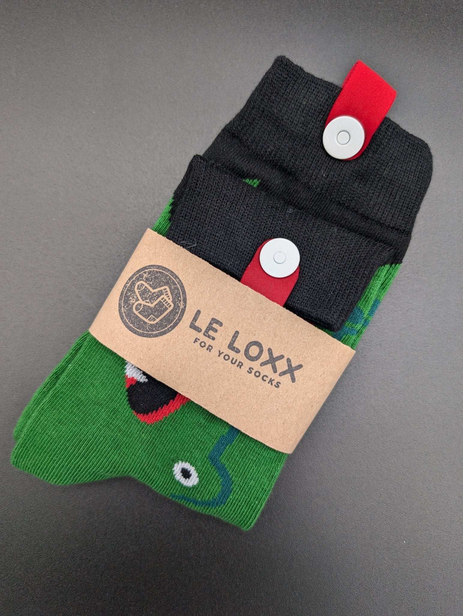 San Francisco Snappy Novelty Crew Socks – Magnetic Lock and Loop Design - Le Loxx
