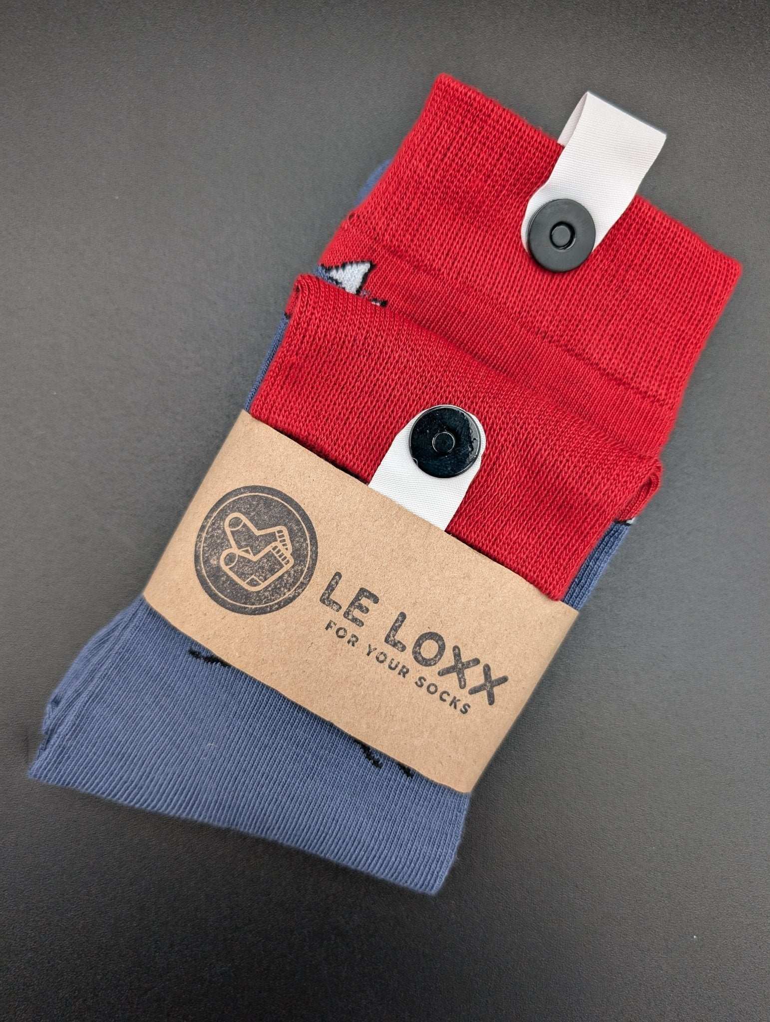 San Francisco Sharky Novelty Crew Socks – Magnetic Lock and Loop Design - Le Loxx