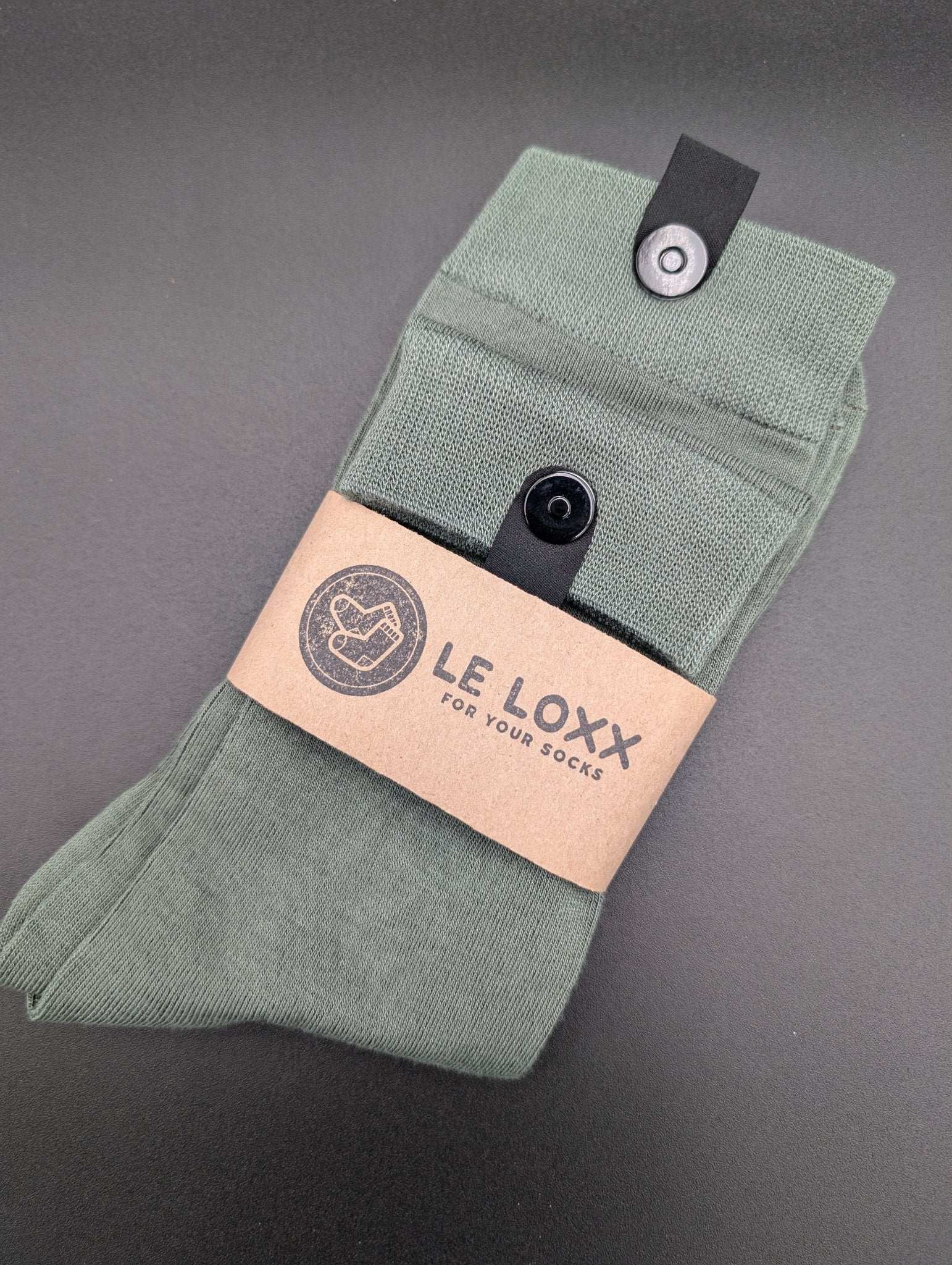 Greenland Mint Green Boardroom Socks – Magnetic Lock and Loop Design - Le Loxx