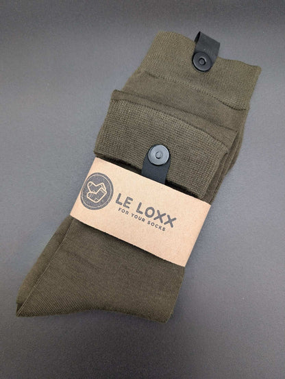 Greenland Dark Green boardroom socks - Le Loxx