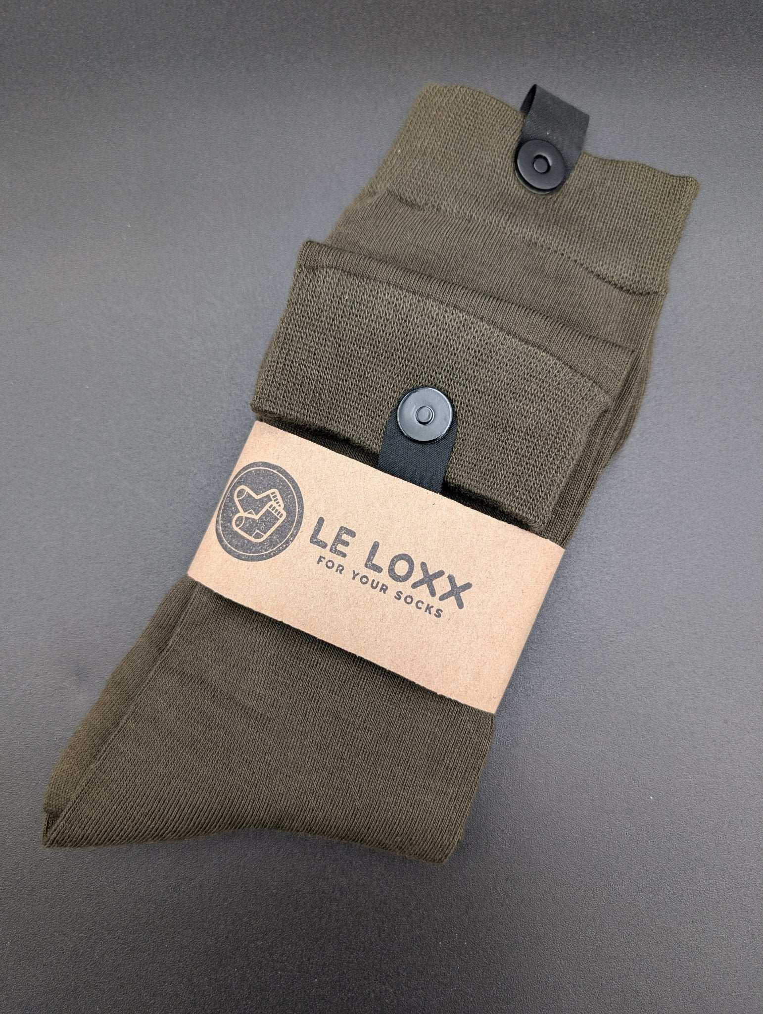 Toronto Green Business Socks – Magnetic Lock and Loop Design - Le Loxx