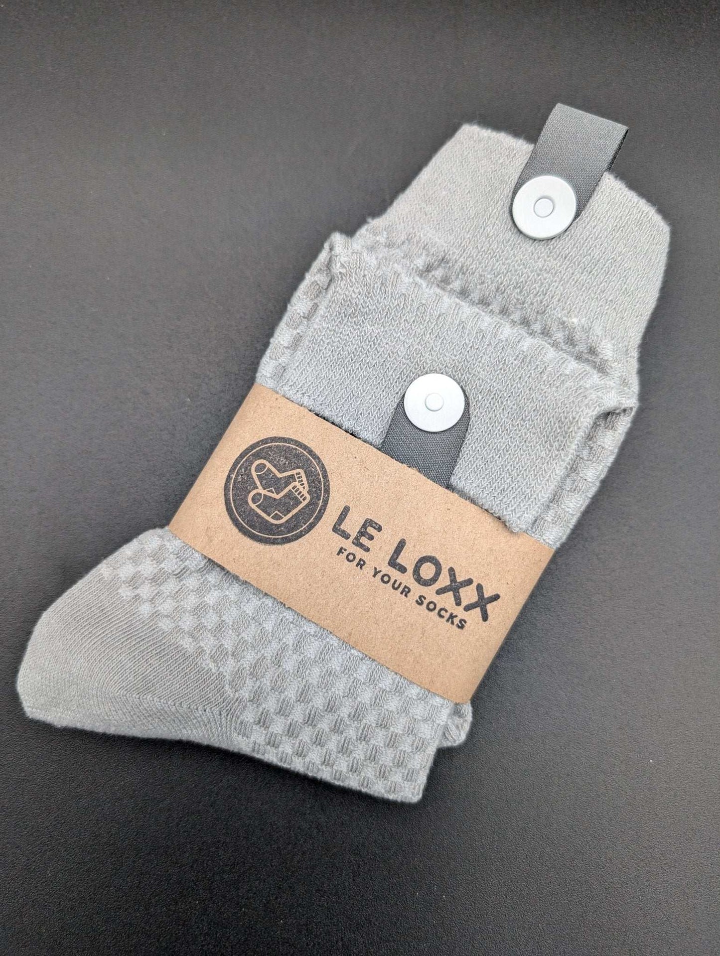 Shanghai Silver Bamboo Crew Socks – Magnetic Lock and Loop Design - Le Loxx