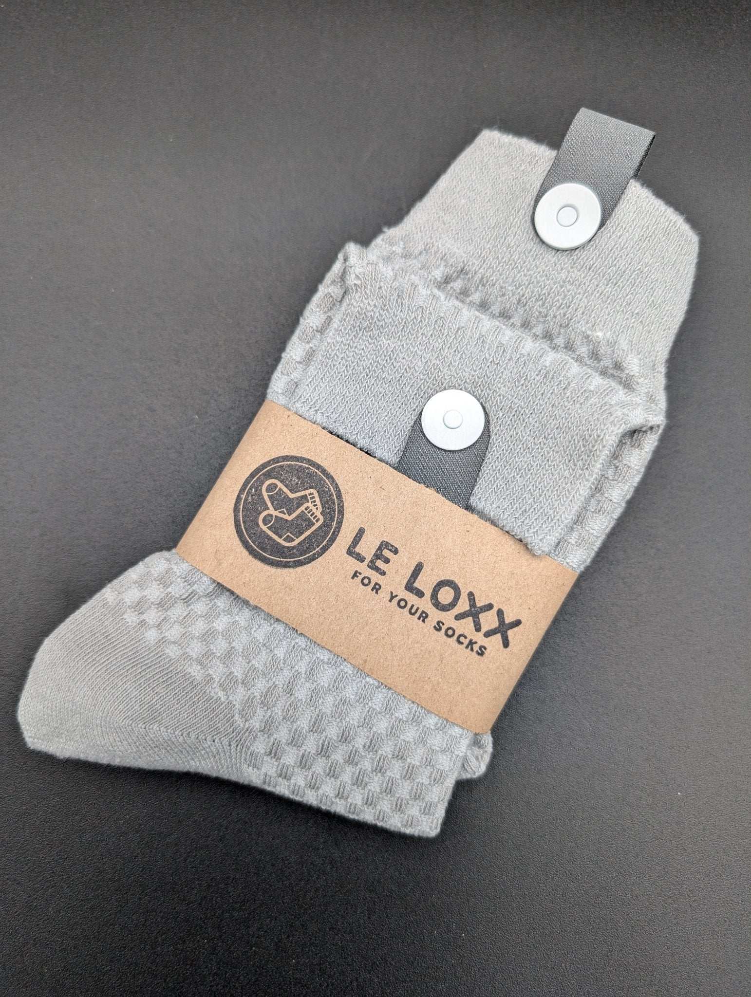 Shanghai Silver Bamboo Crew Socks – Magnetic Lock and Loop Design - Le Loxx