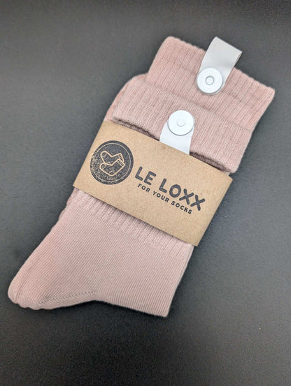 Sydney Pink Pilates Socks – Magnetic Lock and Loop Design - Le Loxx