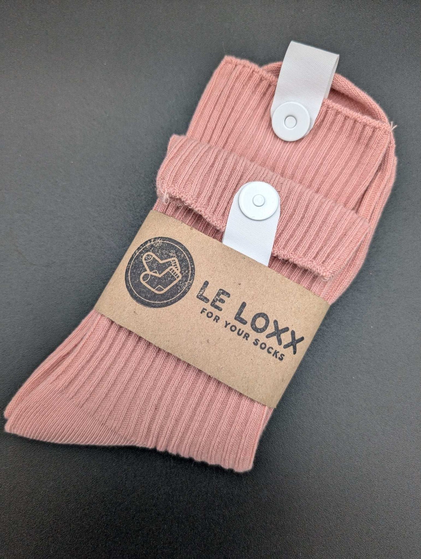 Vienna Pink Ankle Socks – Magnetic Lock and Loop Design - Le Loxx