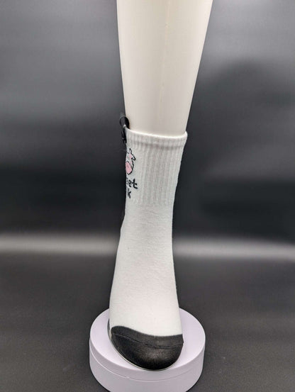 Zurich Sweet Milk Novelty Socks – Magnetic Lock and Loop Design - Le Loxx