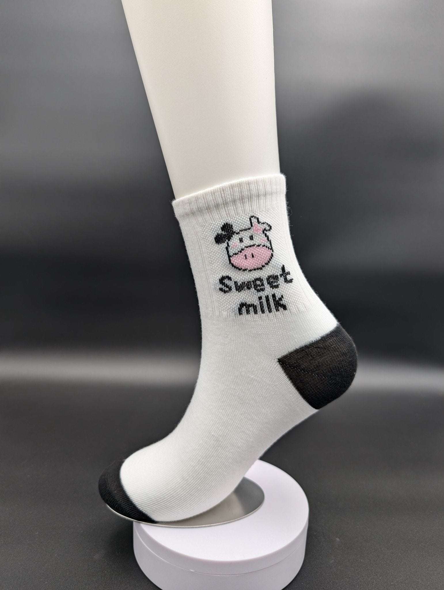 Zurich Sweet Milk Novelty Socks – Magnetic Lock and Loop Design - Le Loxx