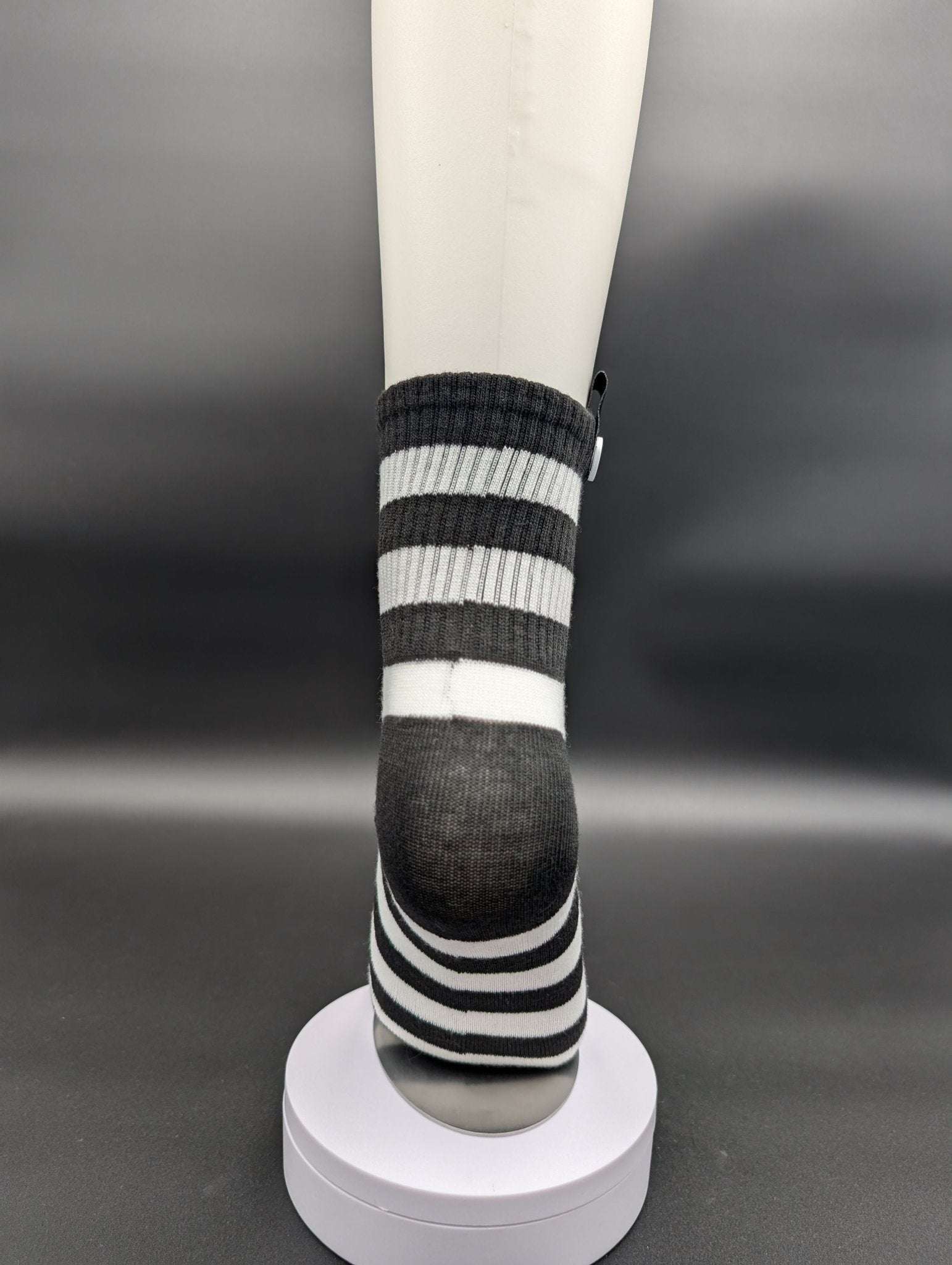 Zurich Striped Novelty Socks – Magnetic Lock and Loop Design - Le Loxx