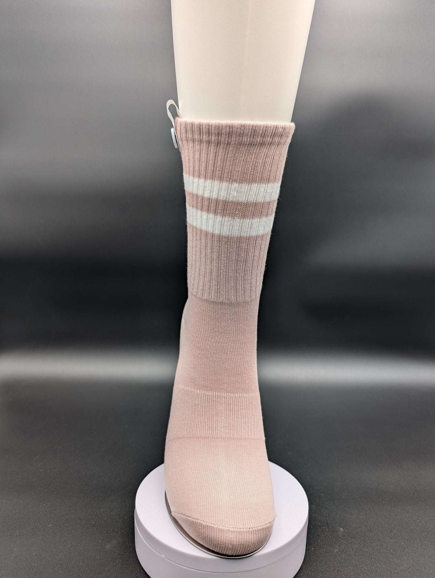 Sydney Pink Pilates Socks – Magnetic Lock and Loop Design - Le Loxx
