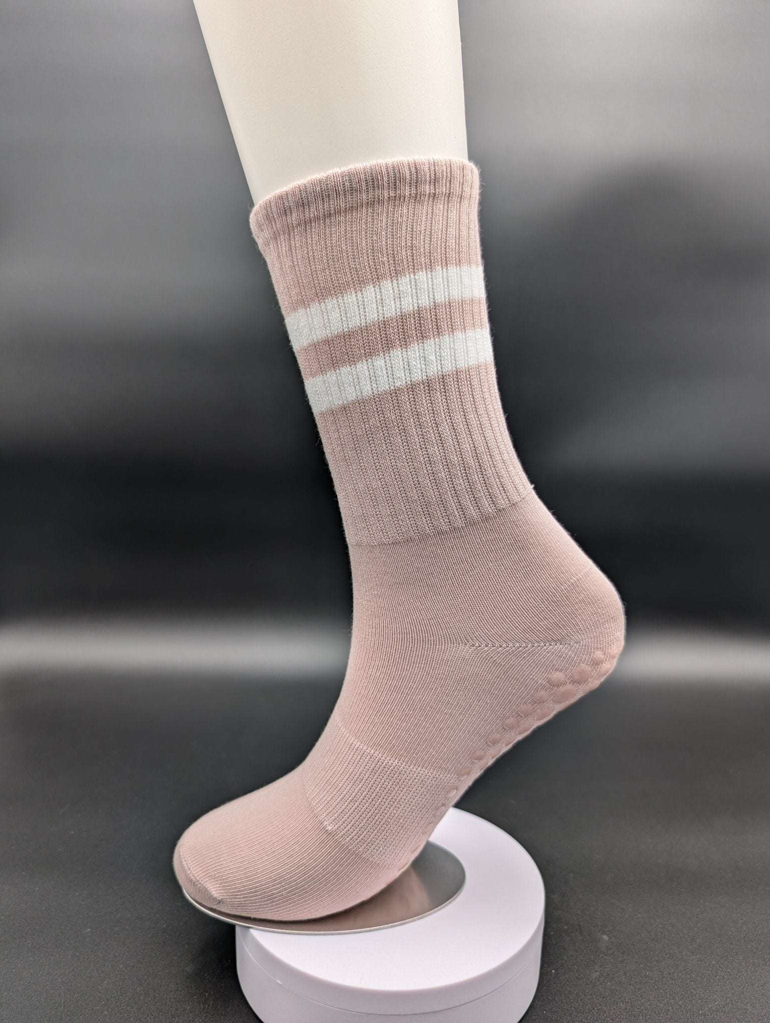Sydney Pink Pilates Socks – Magnetic Lock and Loop Design - Le Loxx