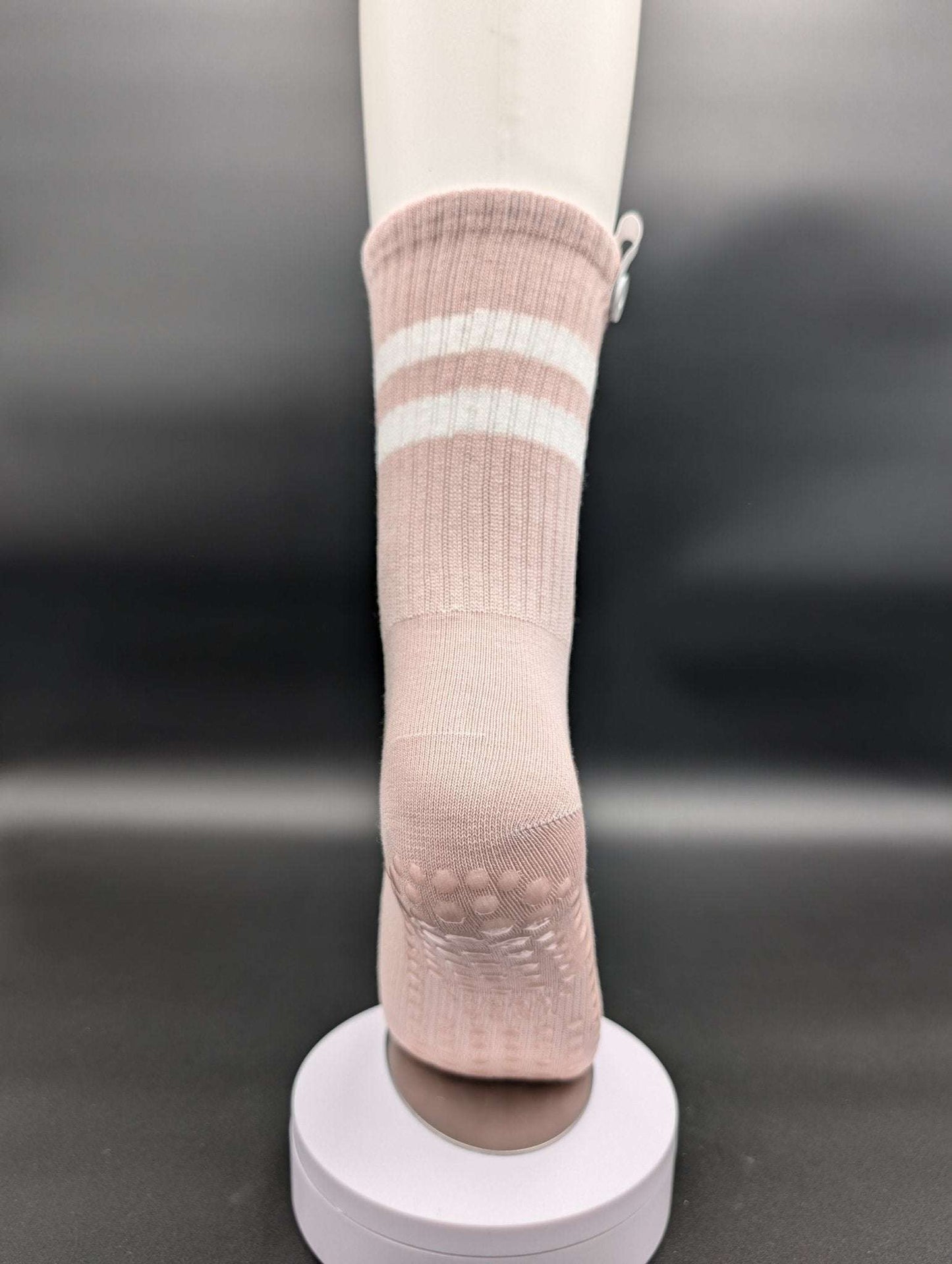 Sydney Pink Pilates Socks – Magnetic Lock and Loop Design - Le Loxx