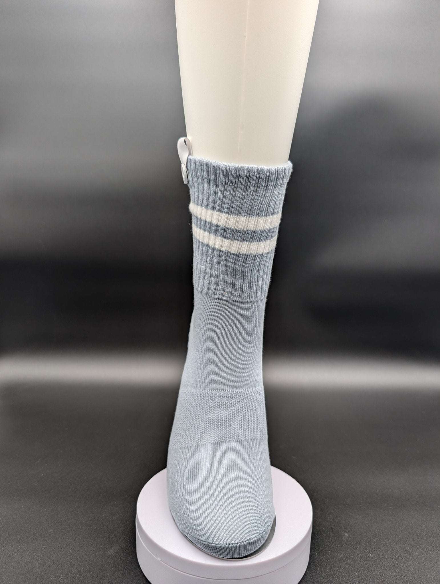 Sydney Blue Pilates Socks – Magnetic Lock and Loop Design - Le Loxx