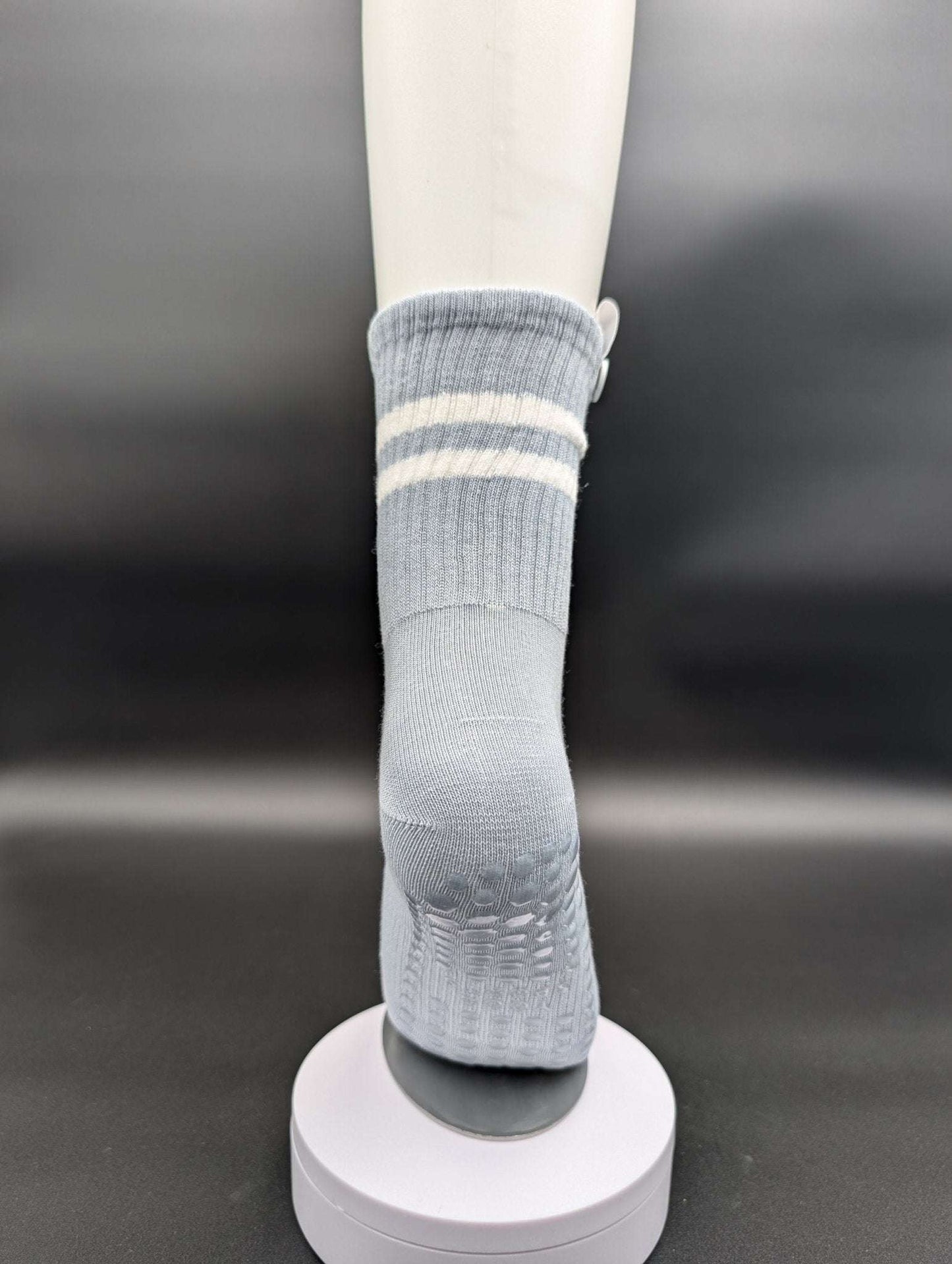 Sydney Blue Pilates Socks – Magnetic Lock and Loop Design - Le Loxx