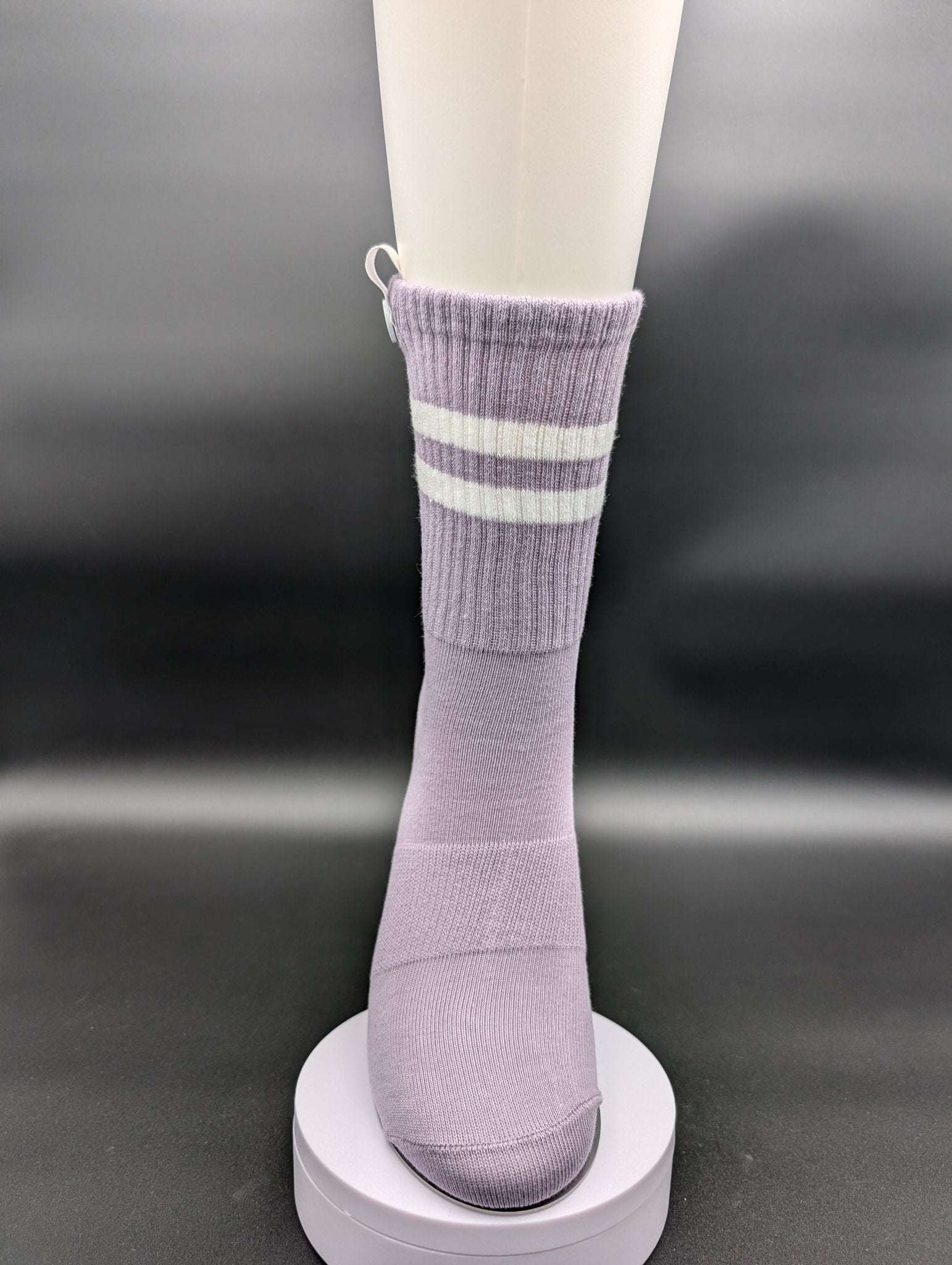 Sydney Purple Pilates Socks – Magnetic Lock and Loop Design - Le Loxx