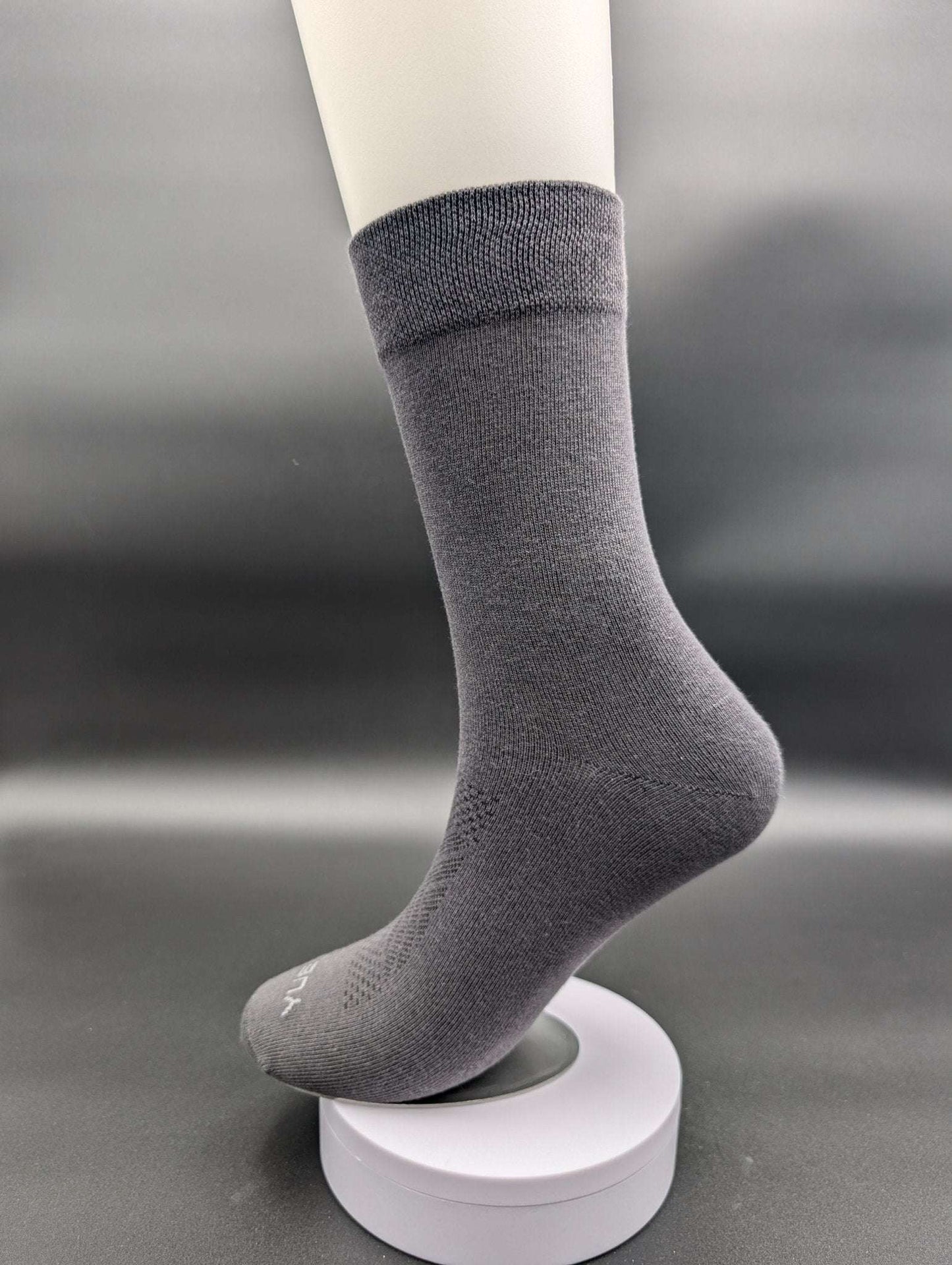 Toronto Grey Business Socks – Magnetic Lock and Loop Design - Le Loxx