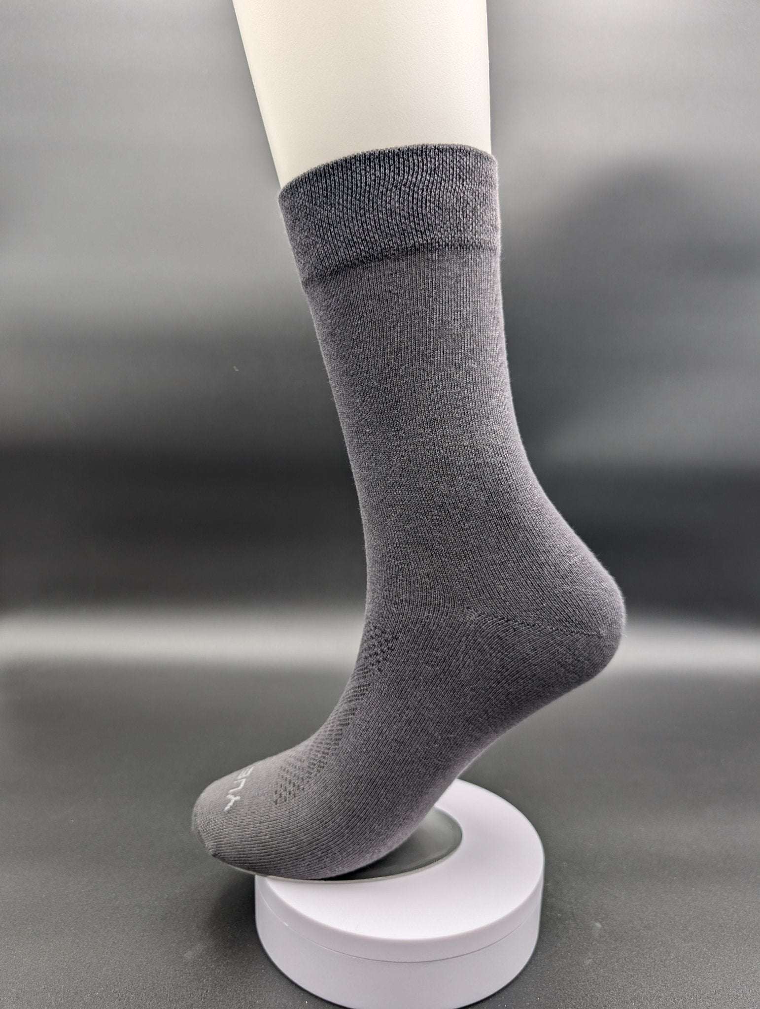 Toronto Grey Business Socks – Magnetic Lock and Loop Design - Le Loxx