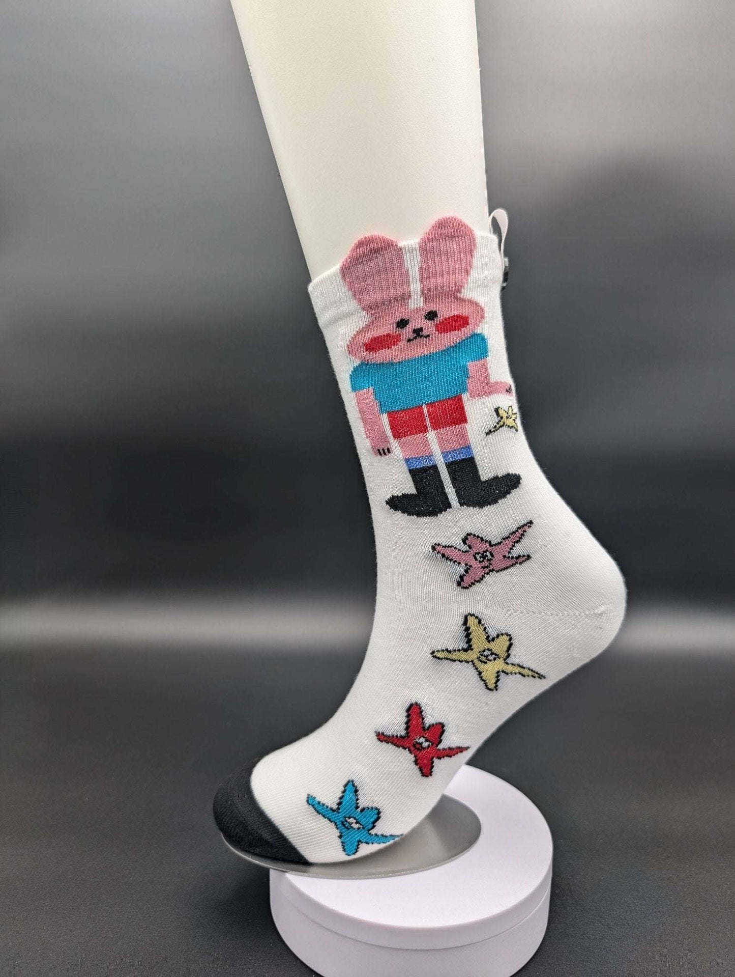 Le Bunny Hey Brother Novelty Socks – Magnetic Lock and Loop Design - Le Loxx