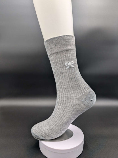 Madison Grey Crew Socks – Magnetic Lock and Loop Design - Le Loxx